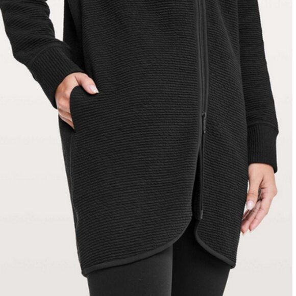 Lululemon On Repeat full zip long jacket textured, 2 - Picture 4 of 10